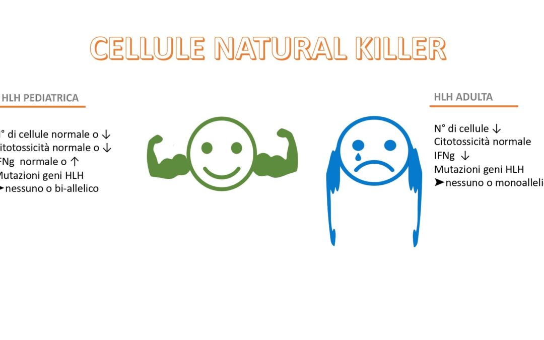 Le cellule “Natural Killer” nella HLH secondaria diventano incapaci di produrre INFγ